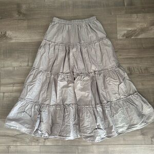 Aritzia Tiered Midi Skirt